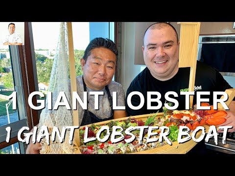 GRAPHIC: 1 GIANT LIVE Lobster...1 GIANT Lobster Sushi Boat - UCbULqc7U1mCHiVSCIkwEpxw