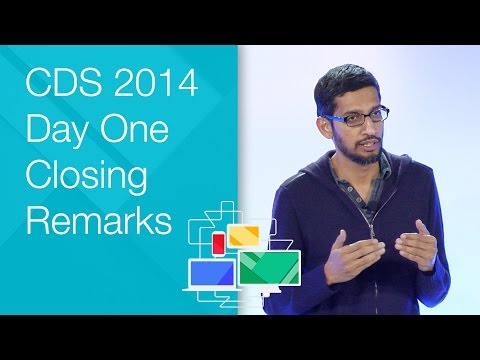 Day One Closing Remarks - Chrome Dev Summit 2014 (Sundar Pichai) - UC_x5XG1OV2P6uZZ5FSM9Ttw