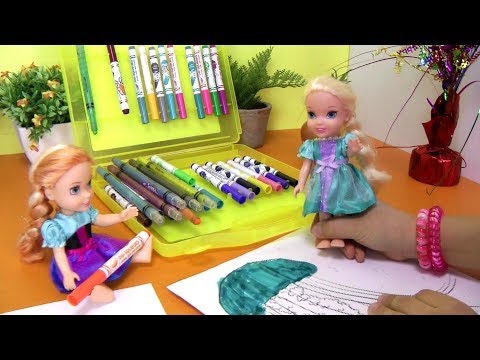 ELSA & ANNA toddlers have fun coloring and playing ! - UCQ00zWTLrgRQJUb8MHQg21A