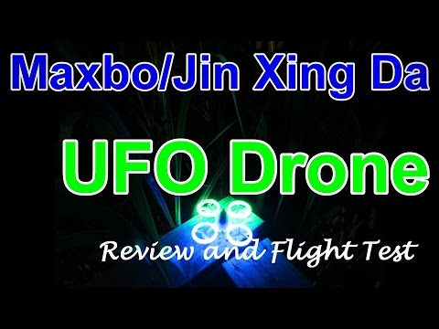 Maxbo UFO Drone Unboxing, Review, Day & Night Flight Test - Super Bright LEDs - UCMFvn0Rcm5H7B2SGnt5biQw