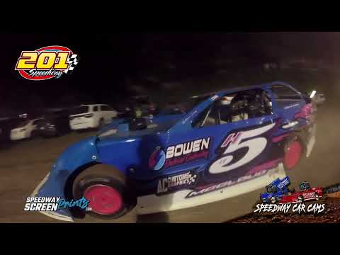 #H5 Hunter McCloud - Crate Late Model - 201 Speedway 8-2-25 In-Car-Camera - dirt track racing video image