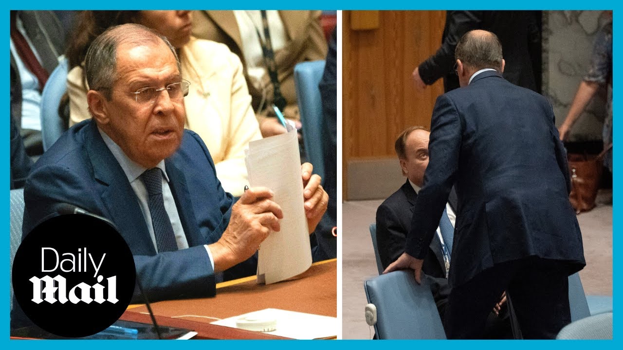 Sergei Lavrov calls Ukraine a ‘Nazi-like state’ then walks out | UN General Assembly