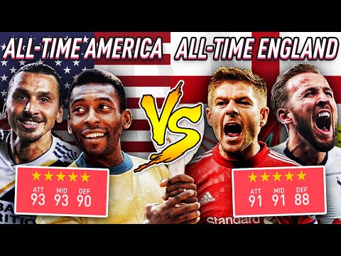 ALL-TIME AMERICAN LEAGUES VS ALL-TIME ENGLISH LEAGUES - FIFA 20 EXPERIMENT