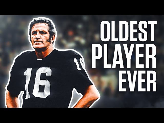 Who Is The Oldest Player To Play In The Nfl?