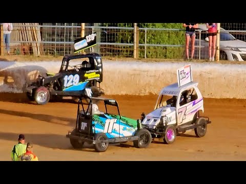 Kihikihi Speedway - 70th Anniversary Meeting Night 1 Ministock - 29/11/24 - dirt track racing video image