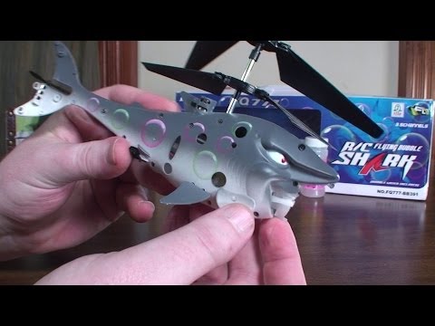 Fu Qi RC Flying Bubble Shark (FQ777) - Review and Flight - UCe7miXM-dRJs9nqaJ_7-Qww