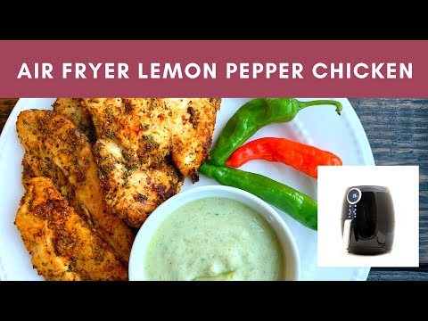 EASY CRISPY LEMON PEPPER CHICKEN WITHOUT FRYING! LOW CARB AIR FRYER RECIPES - UCoq4cyttGVBzqB5oDtSQsBA