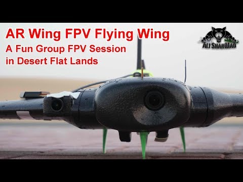 AR Wing FPV Flying Wing A Fun Group FPV Session in Desert - UCsFctXdFnbeoKpLefdEloEQ