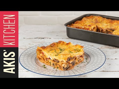 Mushroom lasagna | Akis Kitchen - UCcbNHNmULeU1OoNylpPIRQQ