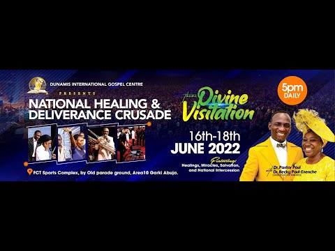 NATIONAL HEALING AND DELIVERANCE CRUSADE (DAY 3 EVENING SESSION). 18-06-2022
