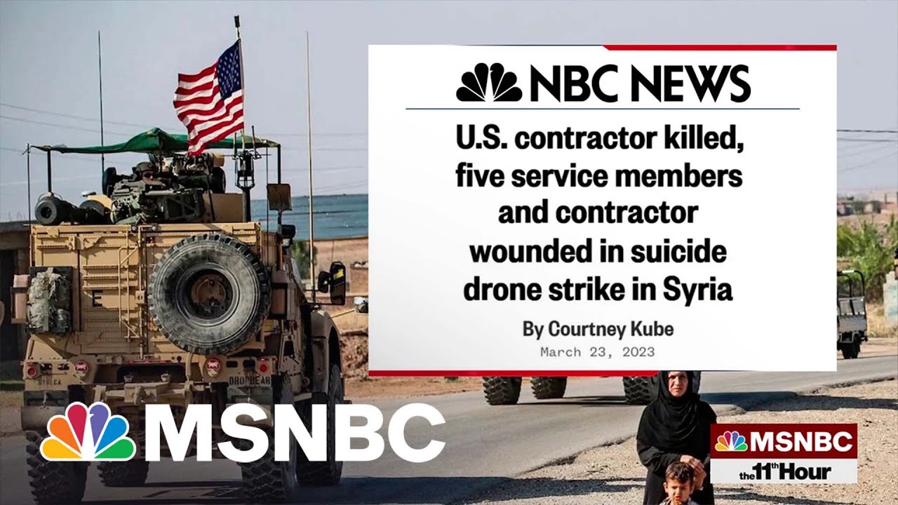 U.S. contractor killed, 5 service members wounded by drone strike in Syria