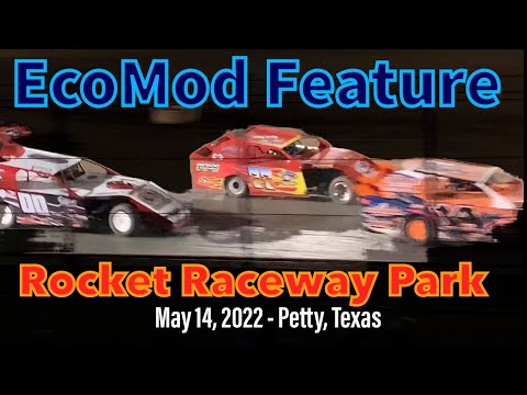 EcoMod Feature - Rocket Raceway Park - May 14, 2022 - Petty, Texas - dirt track racing video image