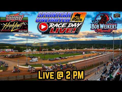 SprintCarUnlimited Race Day Live! - Bob Weikert Memorial - dirt track racing video image
