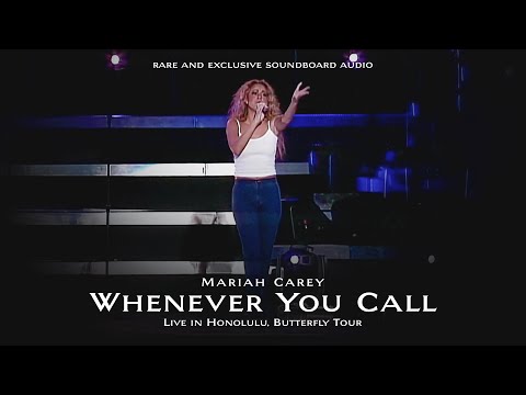 [RARE] Mariah Carey - Whenever You Call (Live in Honolulu, Butterfly Tour - 1998) UNHEARD SOUNDBOARD