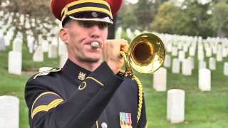 Taps Performed In Arlington National Cemetery Summer And Winter