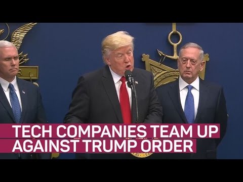 Nearly 100 tech giants fight Trump's travel ban in court (CNET News) - UCOmcA3f_RrH6b9NmcNa4tdg