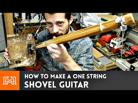 Shovel Guitar (one string, fretless) // How-To - UC6x7GwJxuoABSosgVXDYtTw