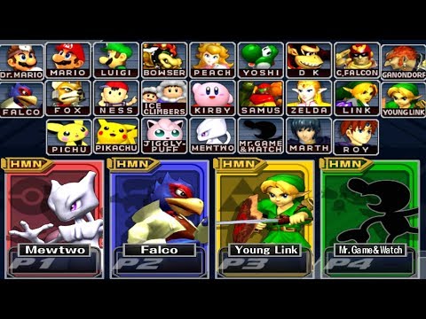 Super Smash Bros Melee - How to Unlock All Characters - UC-2wnBgTMRwgwkAkHq4V2rg