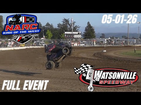 NARC King of the West ROUND 4 at Watsonville Speedway | FULL EVENT - dirt track racing video image