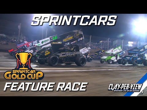 Sprintcars | Gold Cup - Perth Motorplex - 30th Mar 2024 | Clay-Per-View - dirt track racing video image