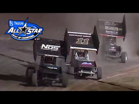 Highlights: Tezos All Star Circuit of Champions @ Ransomville Speedway 7.8.2022 - dirt track racing video image