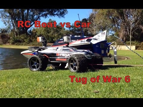 RC Boat vs RC Car Tug of war 6 - UCFORGItDtqazH7OcBhZdhyg