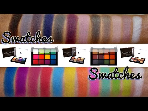 SWATCHES | *ALL* Viseart Eyeshadow Palettes | 01 Neutral Matte ~  08 Bright Editorial - UCPWE8QVTHPLqYaCOuqWNvIw