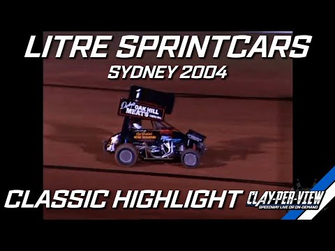 Litre Sprintcars | Sydney - 25th Sep 2004 | Clay-Per-View - dirt track racing video image