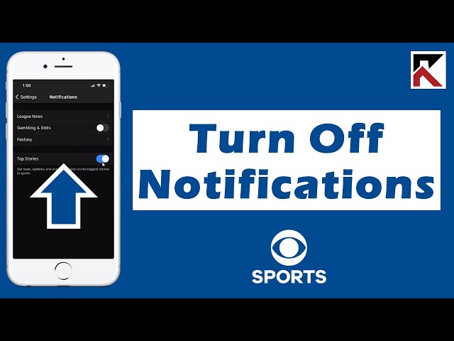 How to Turn Off Cbs Sports Notifications?