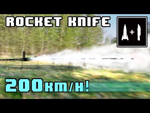 Rocket Knife - It's working! But how fast is it? - UC16hCs7XeniFuoJq0hm_-EA