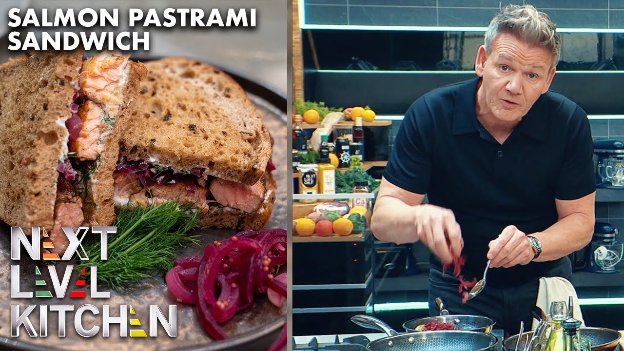 Gordon Ramsay Makes A Pastrami Sandwich…with Salmon ?!??! | Next Level Kitchen