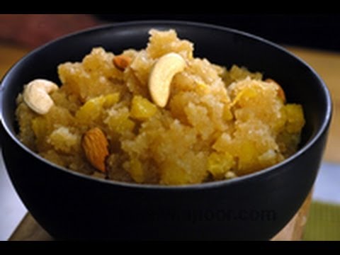 Pineapple Sheera (Semolina Dessert)- Recipe Of Master Chef Sanjeev kapoor - UCmoX4QULJ9MB00xW4coMiOw