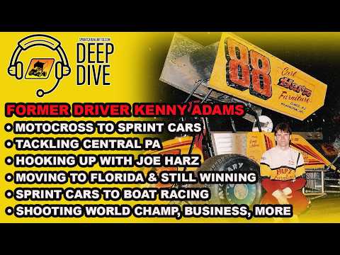 SprintCarUnlimited.com Deep Dive: Former Sprint Car driver Kenny Adams - dirt track racing video image