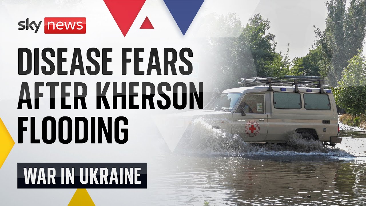 Ukraine War: Floodwaters begin rising in Kherson
