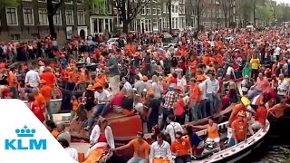 KLM - King's Day in Amsterdam