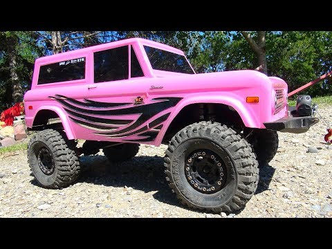 HOT "CANDY”! JEM Unveils Her Axial SCX10 II 4x4 PiNK FORD BRONCO | FAMiLY RC ADVENTURES - UCxcjVHL-2o3D6Q9esu05a1Q