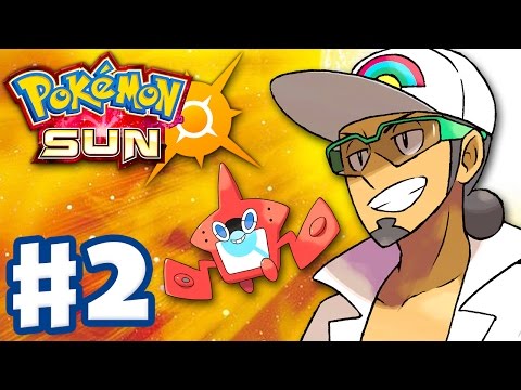 Pokemon Sun and Moon - Gameplay Walkthrough Part 2 - Iki Town Festival! Rotom-dex! (Nintendo 3DS) - UCzNhowpzT4AwyIW7Unk_B5Q