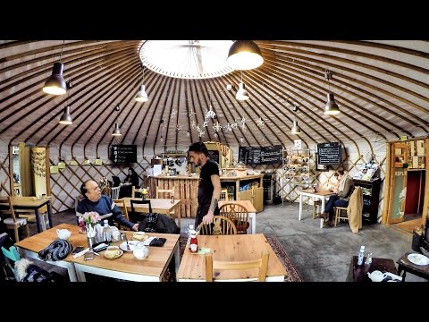 Mongolian Yurt Nomadic Tent as a Coffee Shop in London ! Curious - UCdNO3SSyxVGqW-xKmIVv9pQ