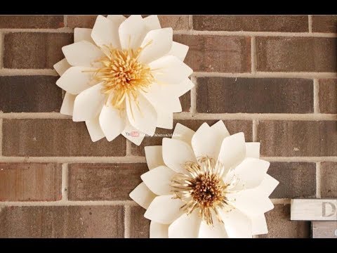 Flores de Papel muy faciles de hacer y económicas - UCY9KrwRD1iekBJMlb9464Kg