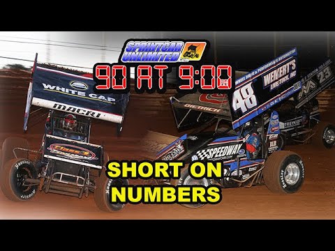 SprintCarUnlimited 90 at 9 for August 28th: BAPS Motor Speedway comes up short on numbers - dirt track racing video image