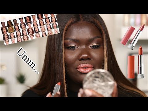I TRIED MAYBELLINE'S UNIVERSALLY FLATTERING LIPSTICKS|| Nyma Tang