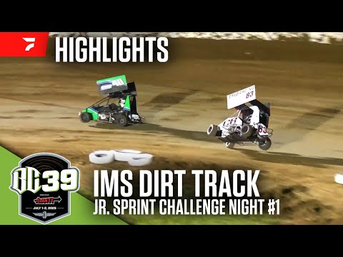 Kyle Larson's Kids Take On IMS | Jr. Sprints at Indianapolis Motor Speedway 7/1/25 | Highlights - dirt track racing video image