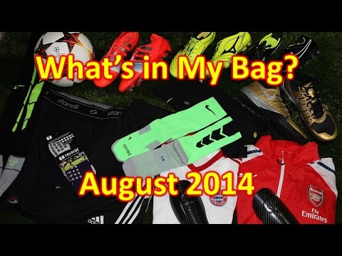 What's In My Soccer Bag? - August 2014 - UCUU3lMXc6iDrQw4eZen8COQ