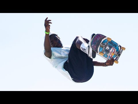 Zion Wright's 2nd place run at the Skate Finals | Simple Session 2018 - UCblfuW_4rakIf2h6aqANefA