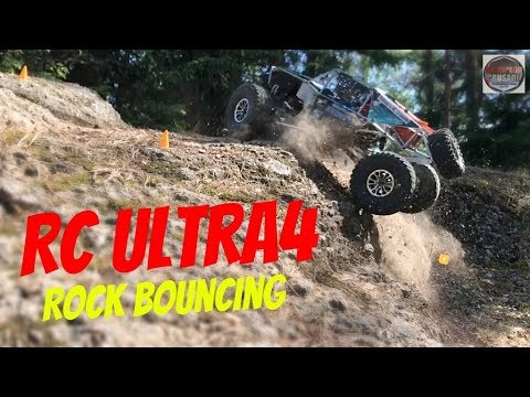 RC Ultra4 Truck Rock bouncing - Gmade GOM GR-01 Rock Buggy - UCAFMNUm8R6RELPaKuYmnG1A