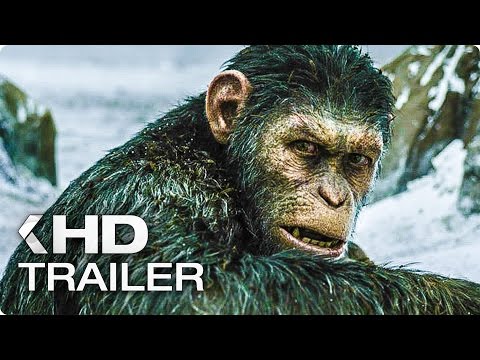 WAR FOR THE PLANET OF THE APES ALL Trailer & Clips (2017) - UCLRlryMfL8ffxzrtqv0_k_w