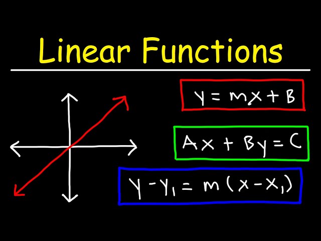 What You Need to Know About Linear Functions in Machine Learning