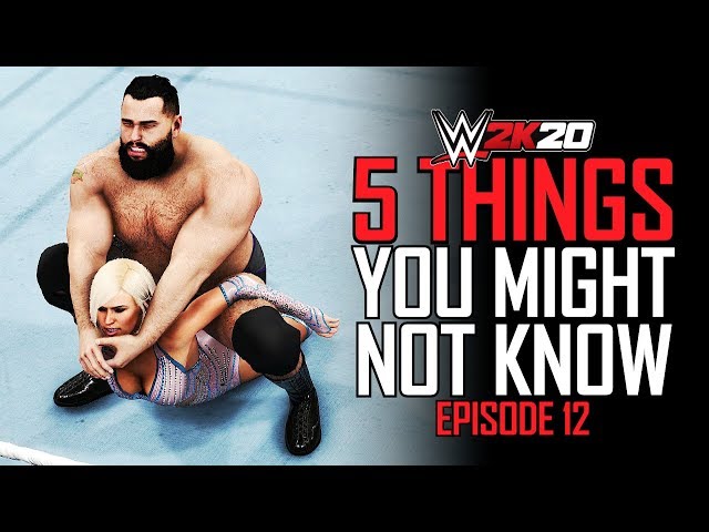 How To Pull Down Straps in WWE 2K20