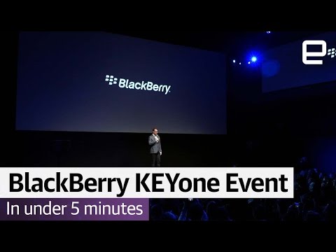 BlackBerry KEYone Event in Under 5 Minutes | MWC 2017 - UC-6OW5aJYBFM33zXQlBKPNA