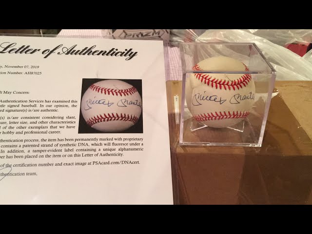 How Much Is A Signed Mickey Mantle Baseball Worth?